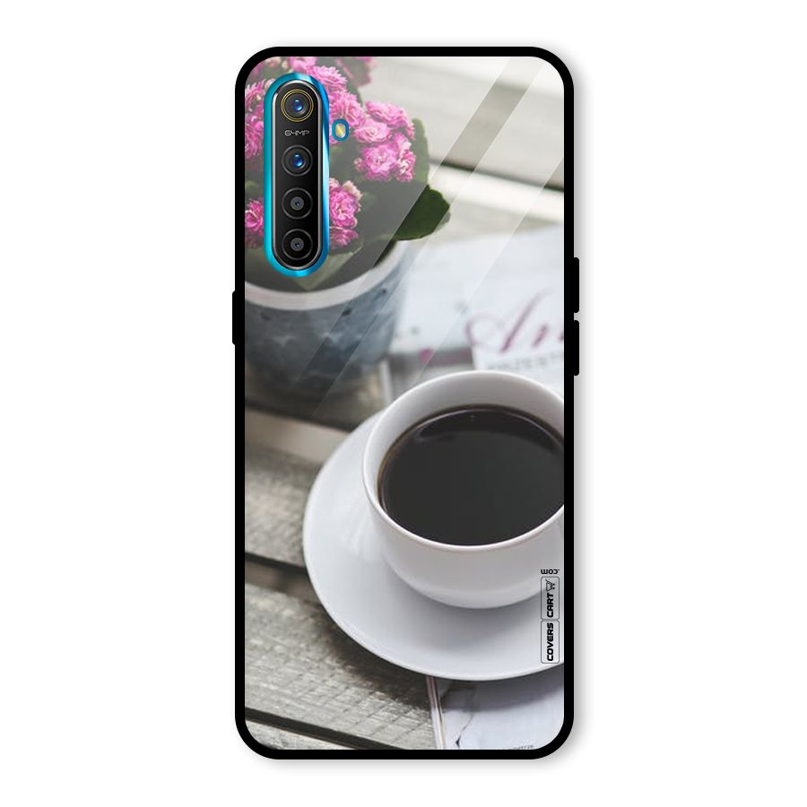 Flower And Blend Glass Back Case for Realme X2