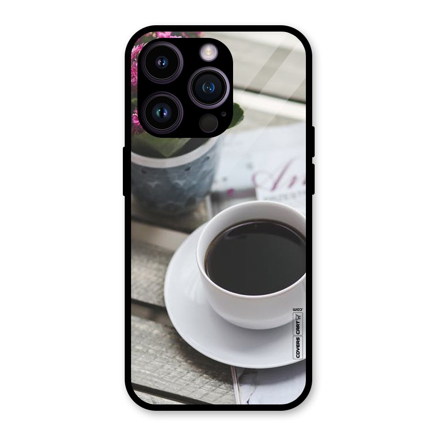 Flower And Blend Glass Back Case for iPhone 14 Pro