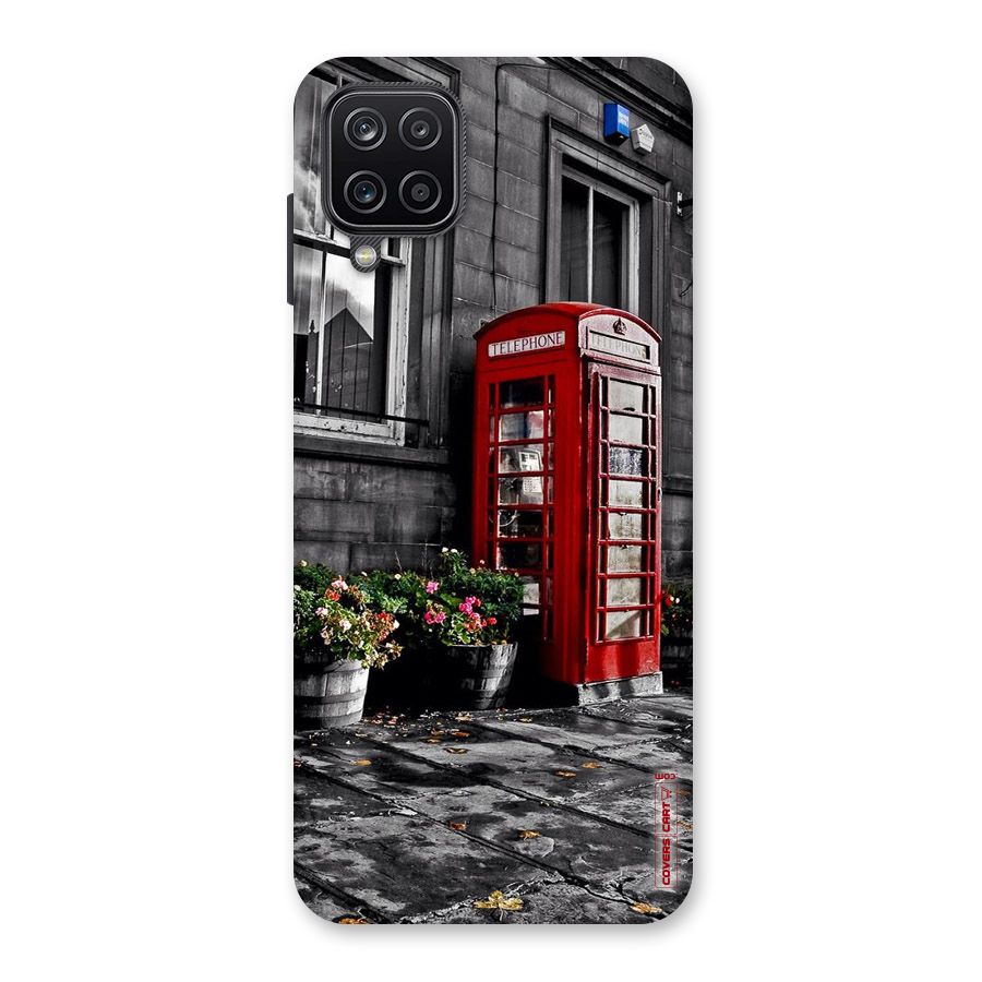 Flower And Booth Back Case for Galaxy A12