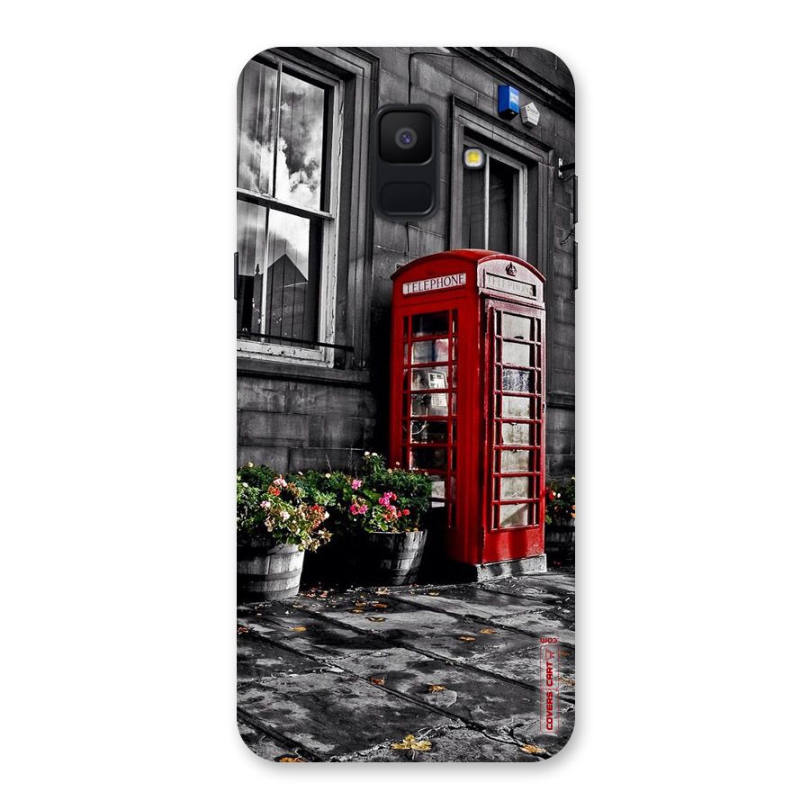 Flower And Booth Back Case for Galaxy A6 (2018)