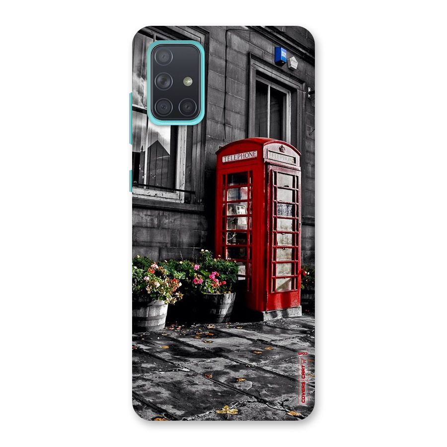 Flower And Booth Back Case for Galaxy A71