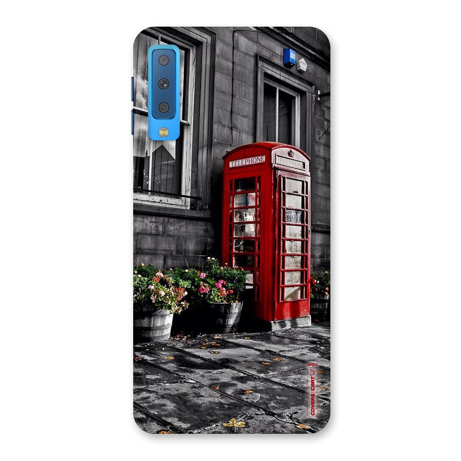 Flower And Booth Back Case for Galaxy A7 (2018)