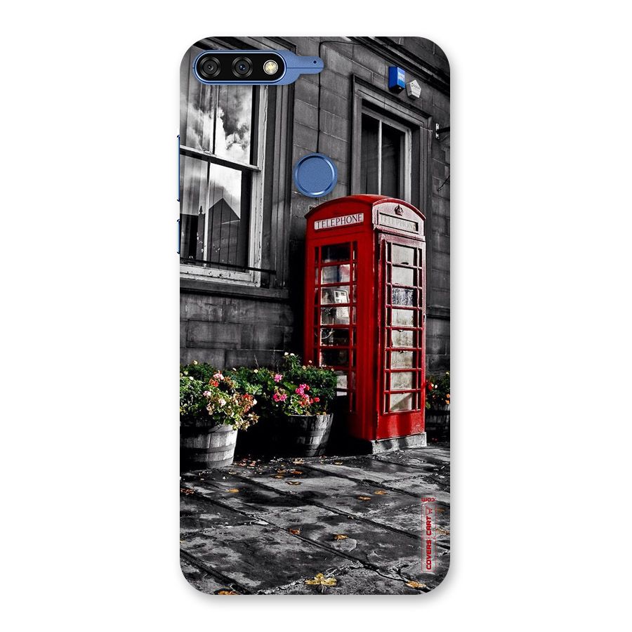 Flower And Booth Back Case for Honor 7C