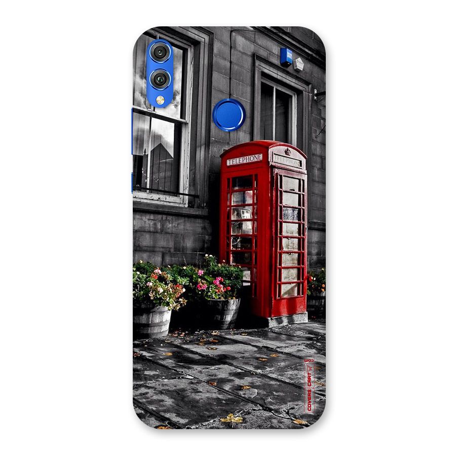 Flower And Booth Back Case for Honor 8X