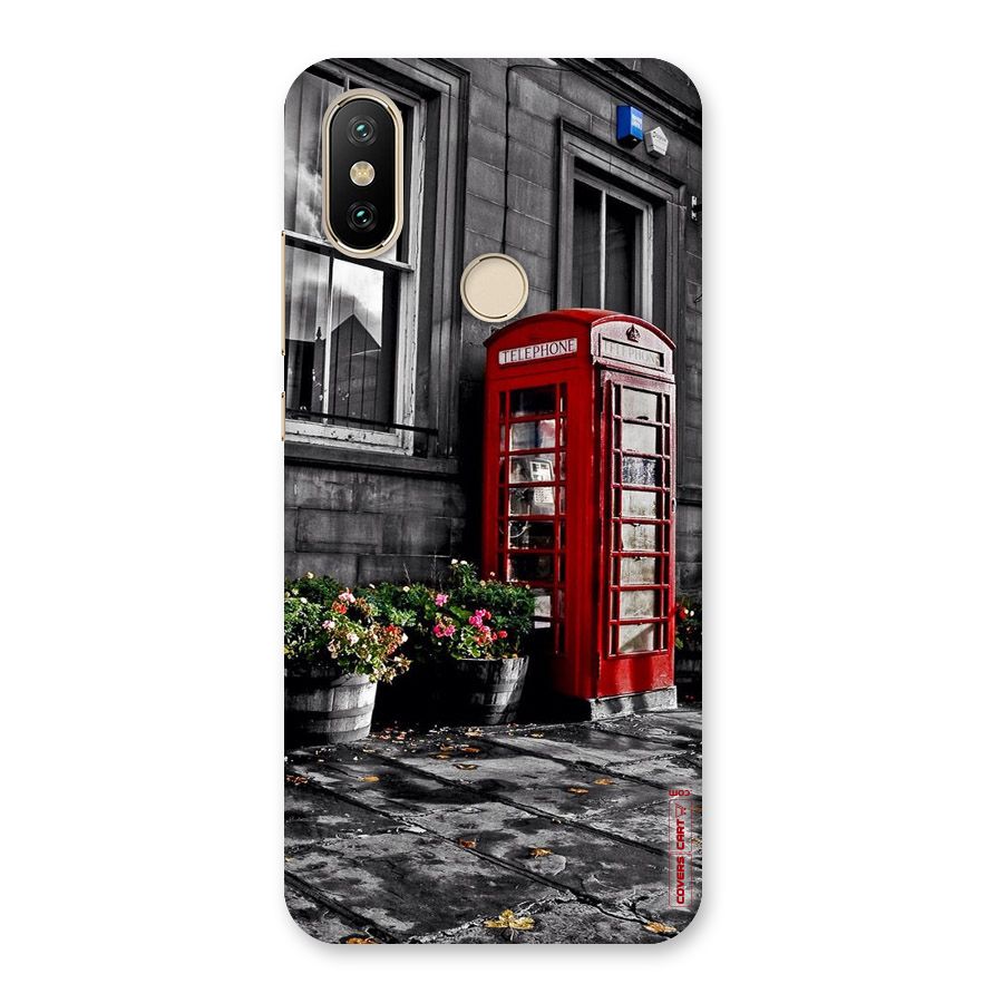 Flower And Booth Back Case for Mi A2