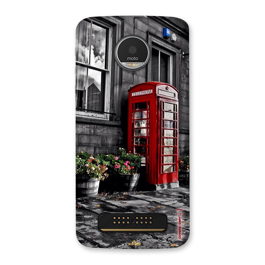 Flower And Booth Back Case for Moto Z Play