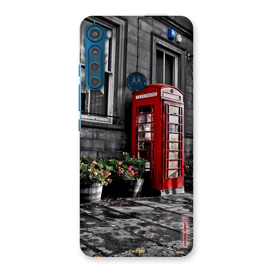 Flower And Booth Back Case for Motorola One Fusion Plus