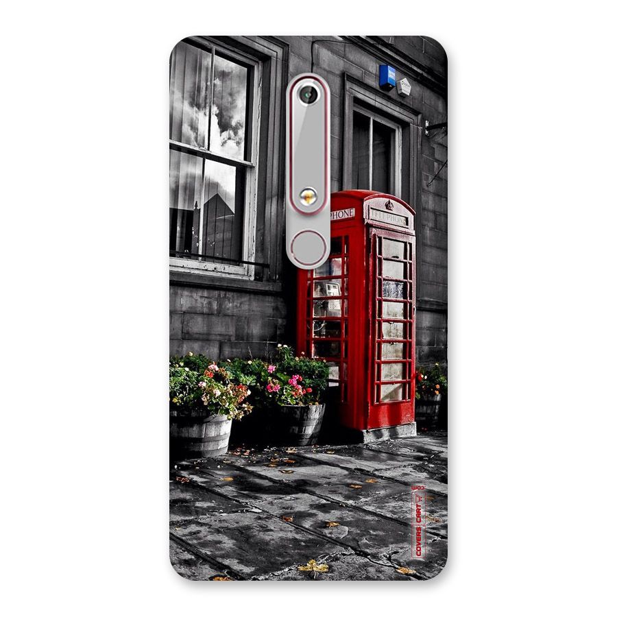 Flower And Booth Back Case for Nokia 6.1