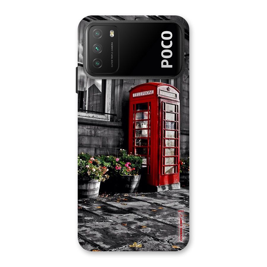 Flower And Booth Back Case for Poco M3