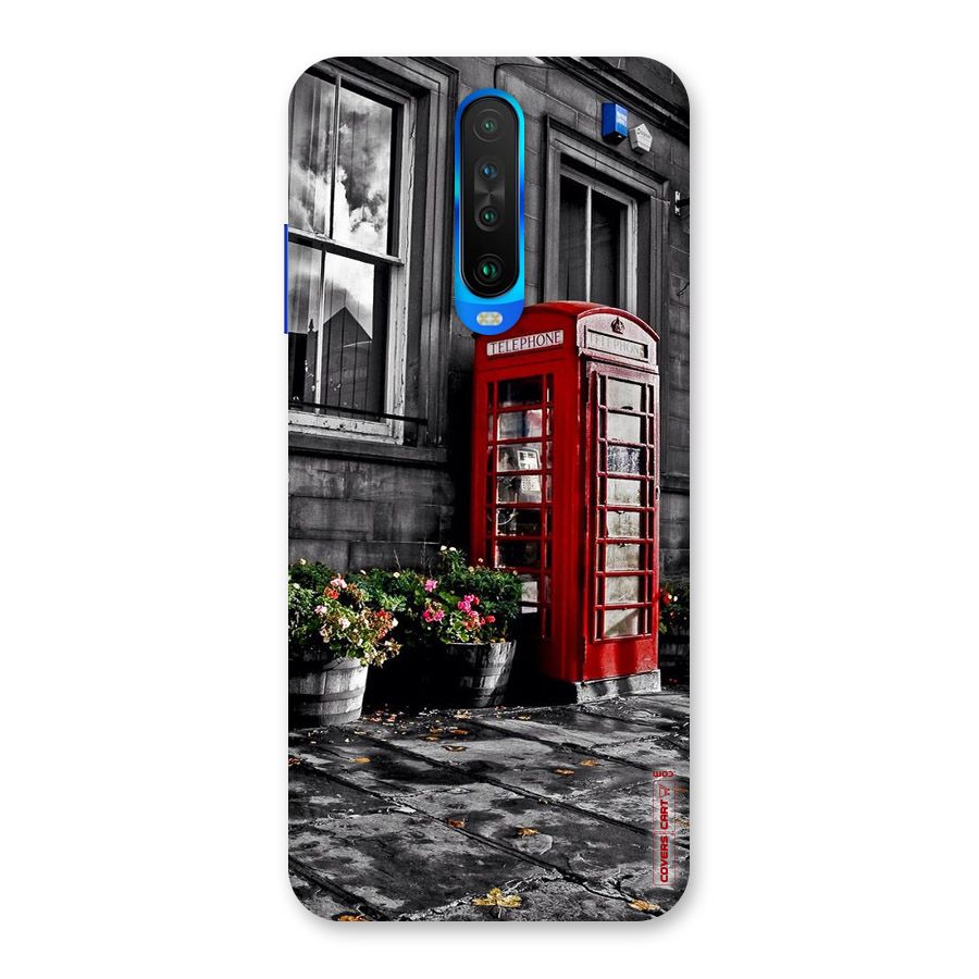 Flower And Booth Back Case for Poco X2