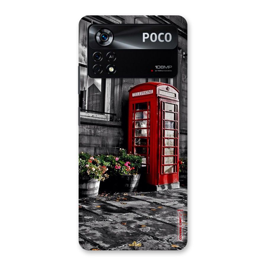 Flower And Booth Back Case for Poco X4 Pro 5G
