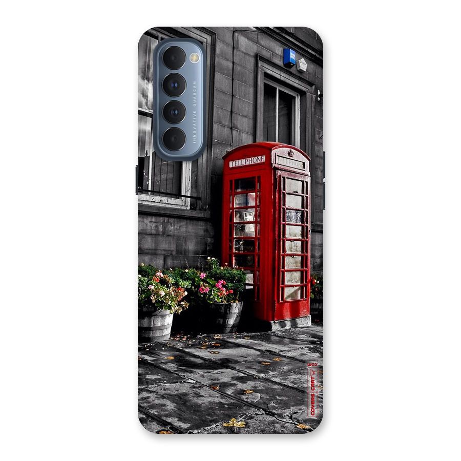 Flower And Booth Back Case for Reno4 Pro