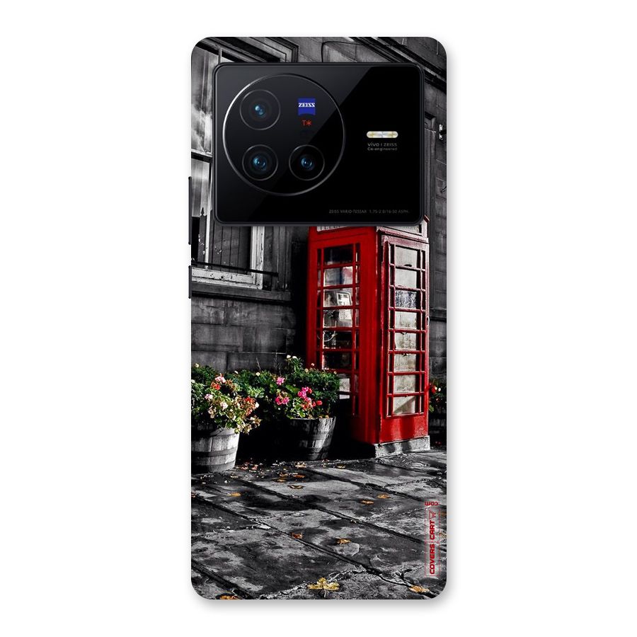 Flower And Booth Back Case for Vivo X80