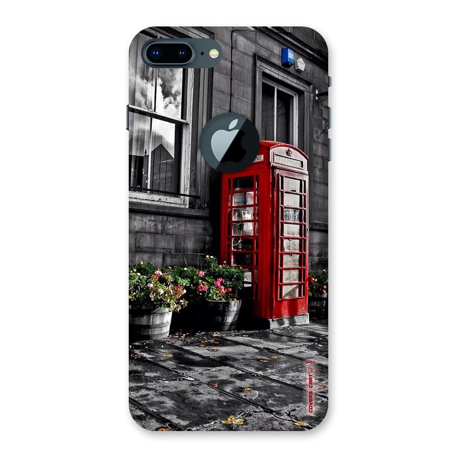 Flower And Booth Back Case for iPhone 7 Plus Logo Cut