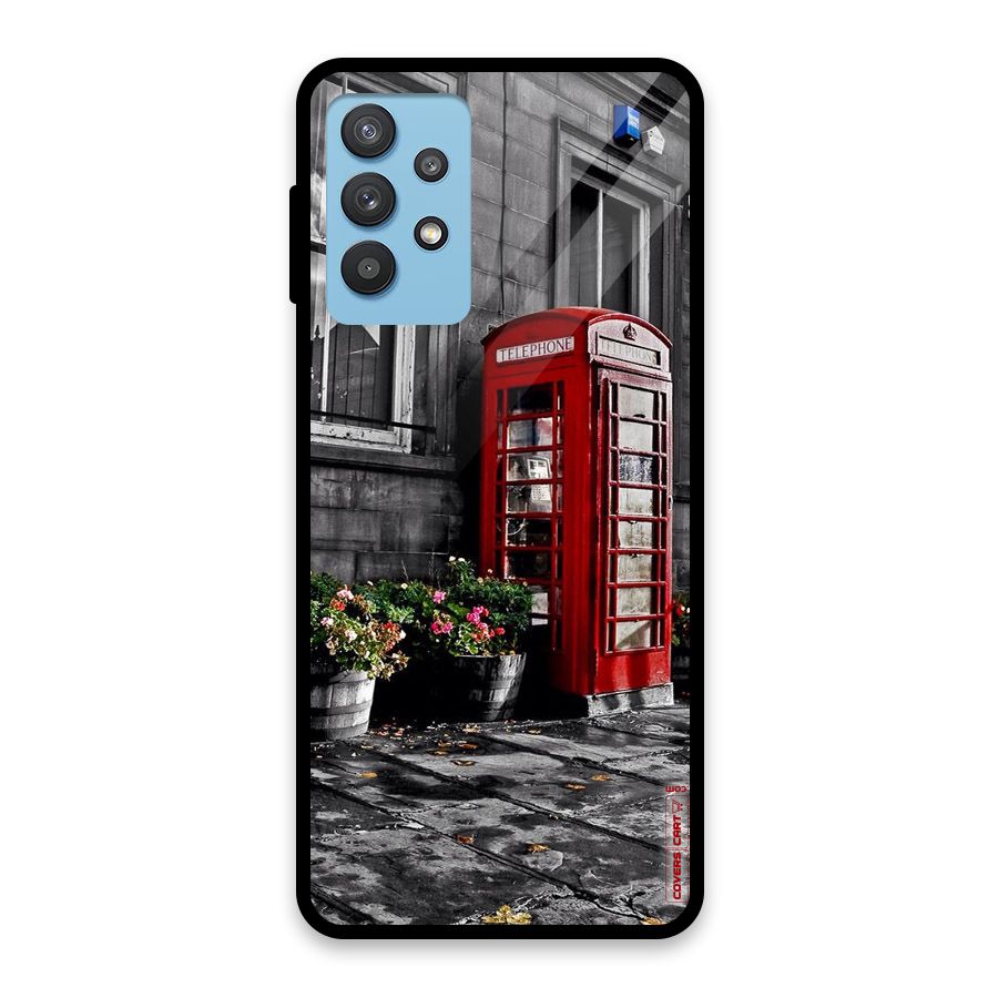 Flower And Booth Glass Back Case for Galaxy M32 5G