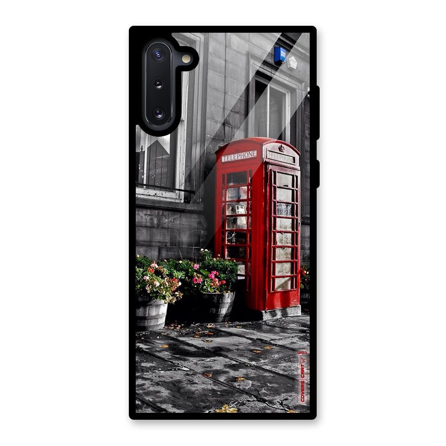 Flower And Booth Glass Back Case for Galaxy Note 10