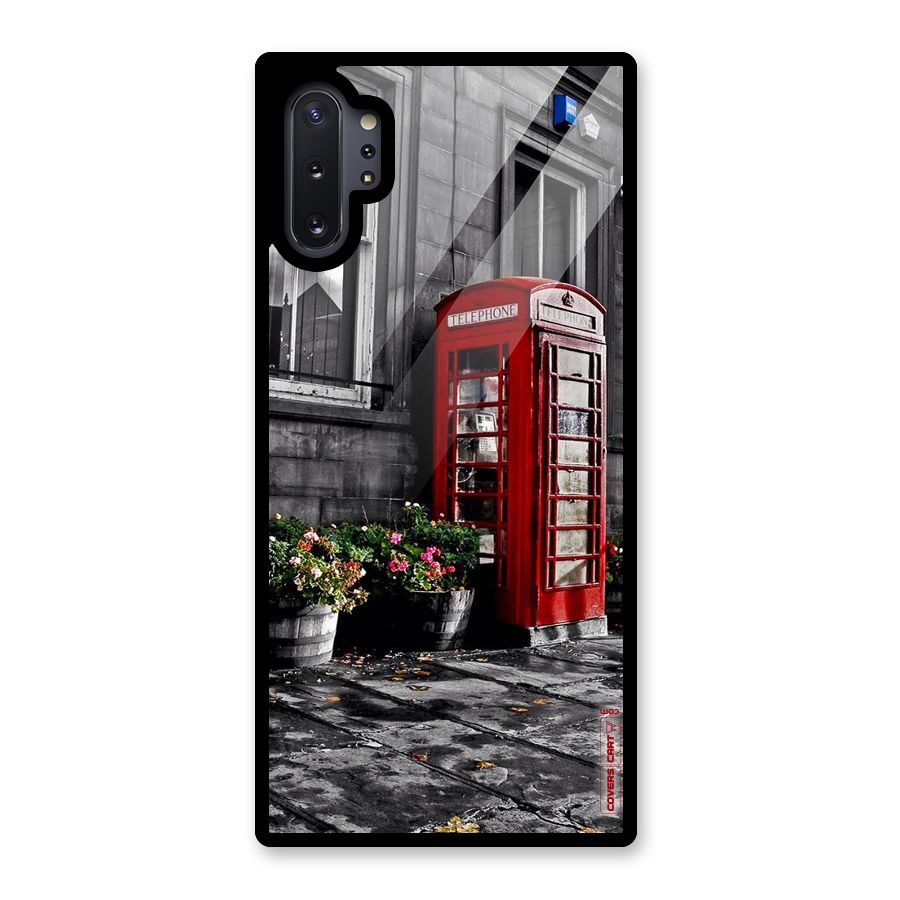 Flower And Booth Glass Back Case for Galaxy Note 10 Plus