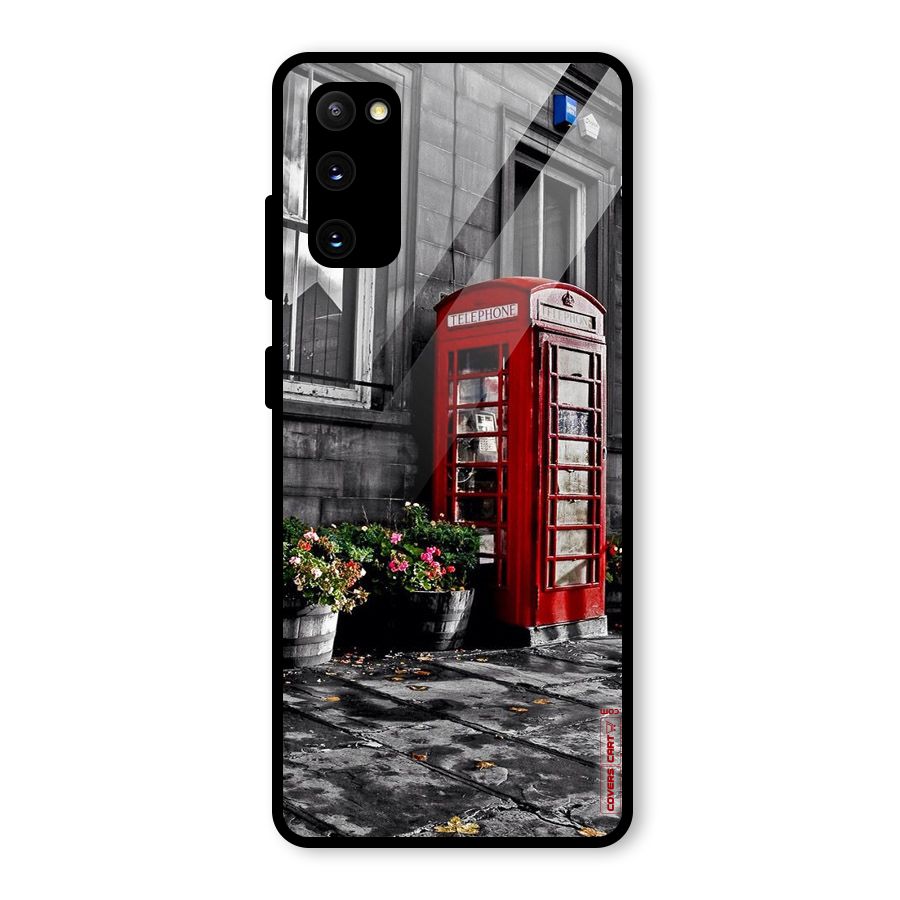 Flower And Booth Glass Back Case for Galaxy S20 FE 5G