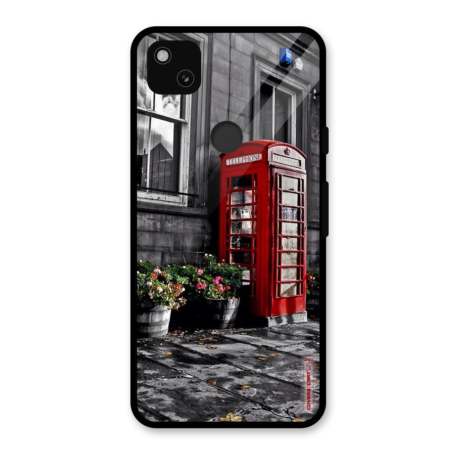 Flower And Booth Glass Back Case for Google Pixel 4a