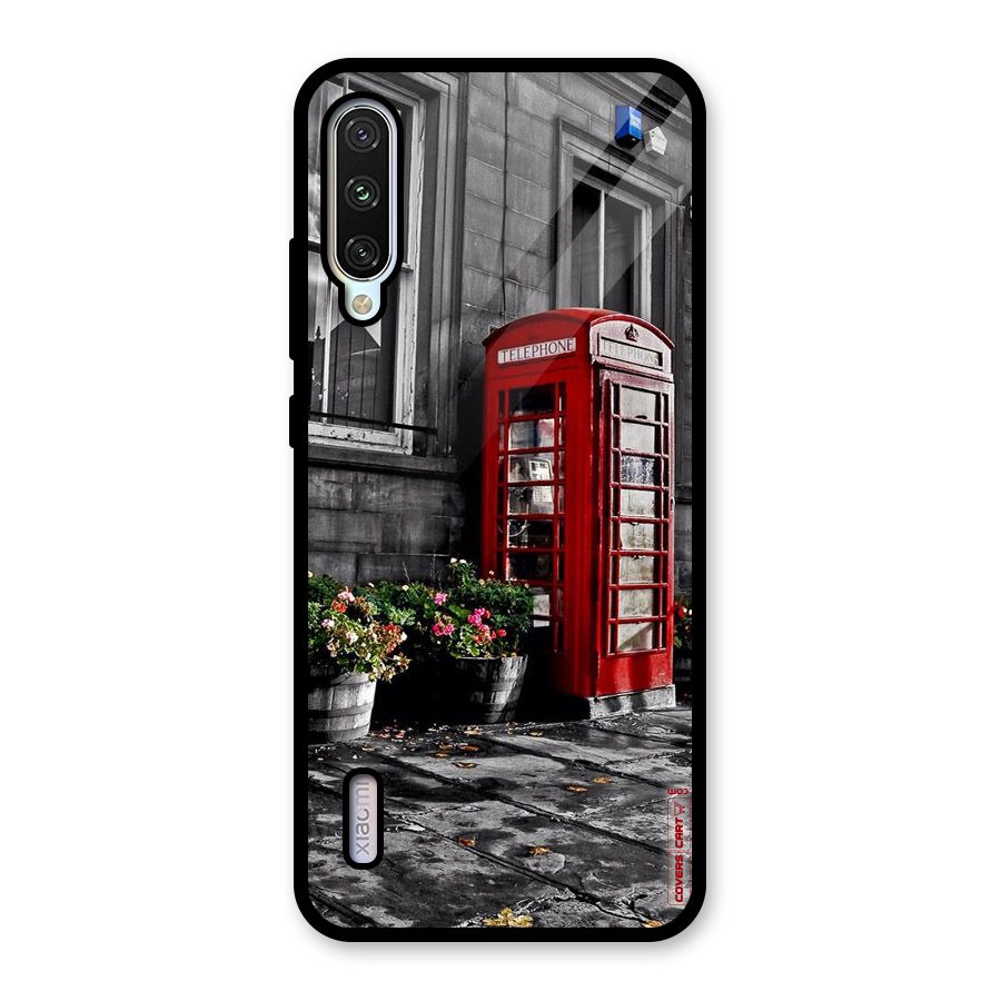 Flower And Booth Glass Back Case for Mi A3