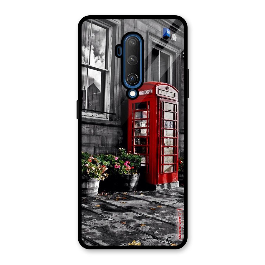 Flower And Booth Glass Back Case for OnePlus 7T Pro
