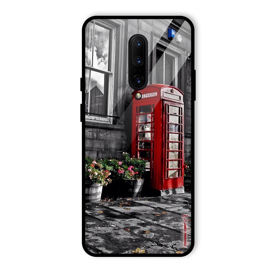 Flower And Booth Glass Back Case for OnePlus 7 Pro