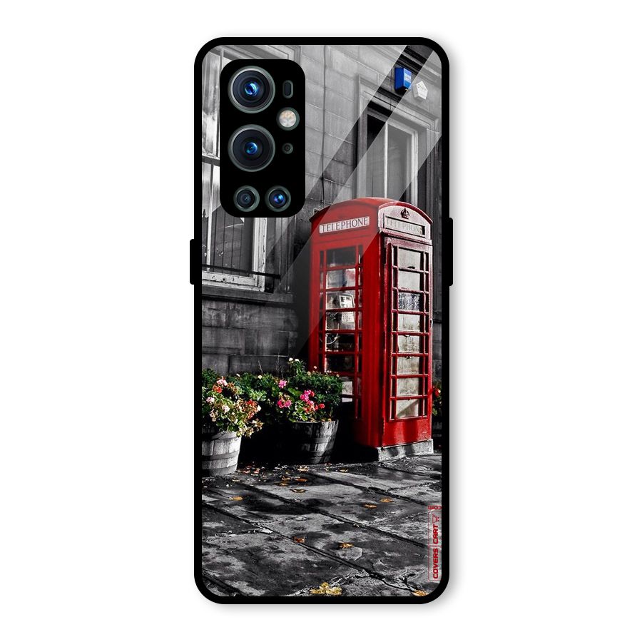 Flower And Booth Glass Back Case for OnePlus 9 Pro