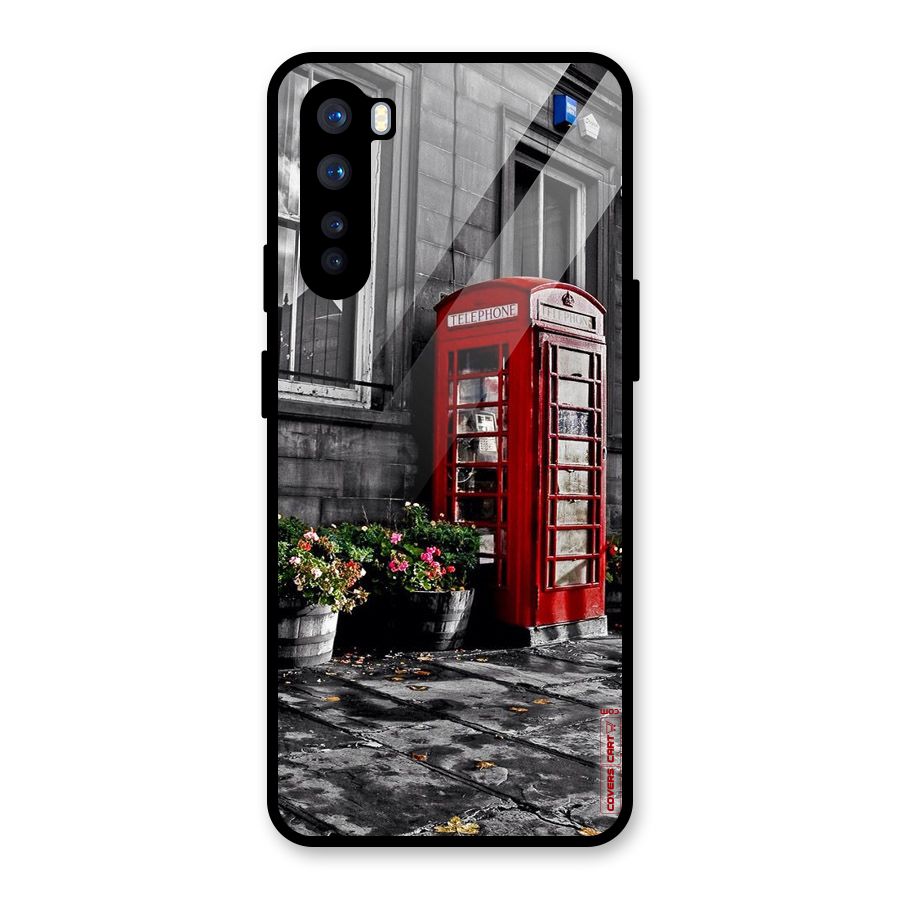 Flower And Booth Glass Back Case for OnePlus Nord