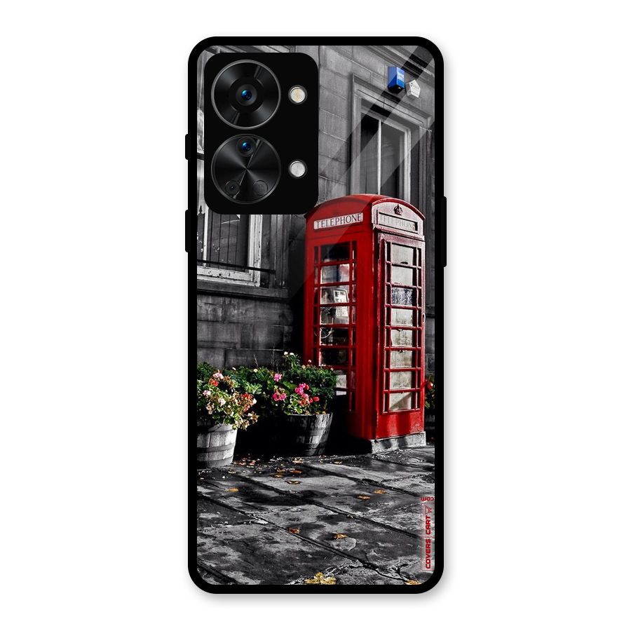 Flower And Booth Glass Back Case for OnePlus Nord 2T