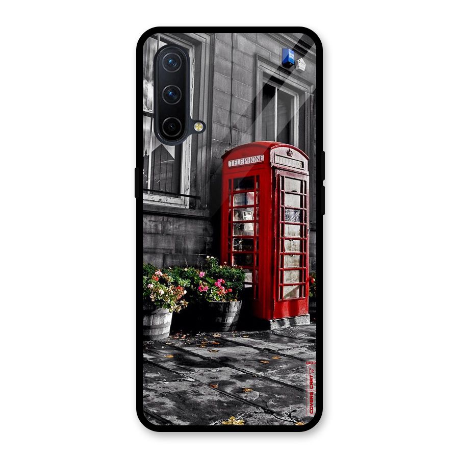 Flower And Booth Glass Back Case for OnePlus Nord CE 5G