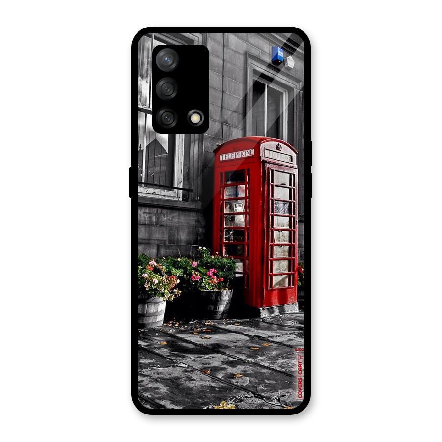 Flower And Booth Glass Back Case for Oppo F19