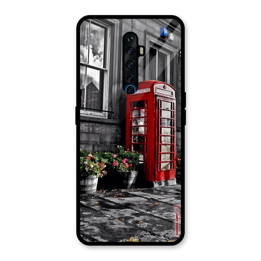 Flower And Booth Glass Back Case for Oppo Reno2 Z