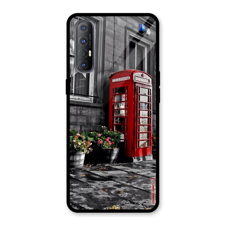 Flower And Booth Glass Back Case for Oppo Reno3 Pro