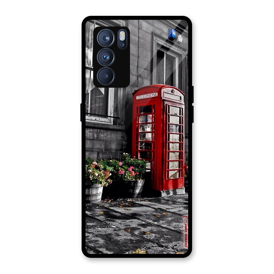 Flower And Booth Glass Back Case for Oppo Reno6 Pro 5G