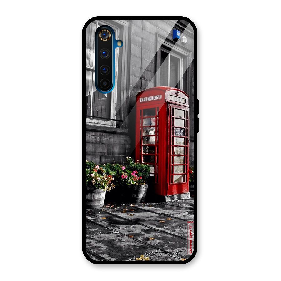 Flower And Booth Glass Back Case for Realme 6 Pro