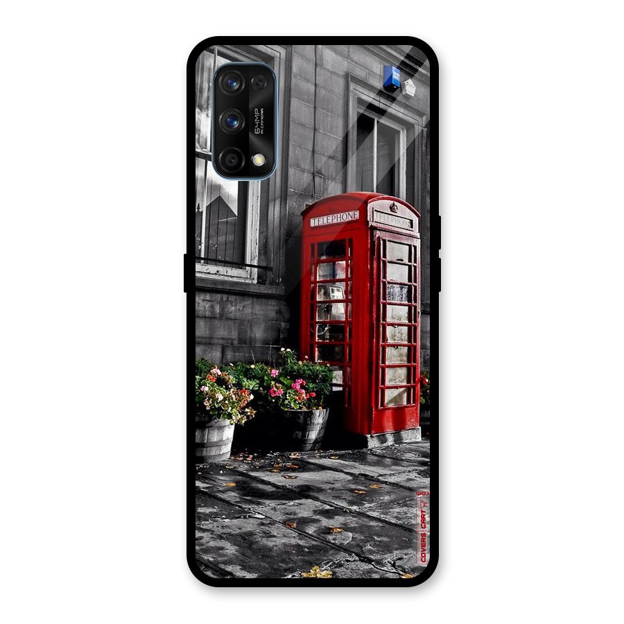 Flower And Booth Glass Back Case for Realme 7 Pro