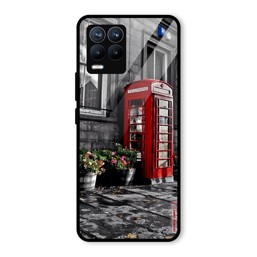 Flower And Booth Glass Back Case for Realme 8 Pro