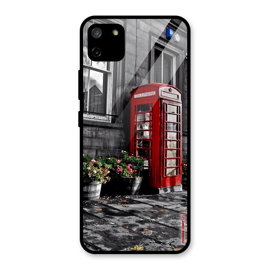 Flower And Booth Glass Back Case for Realme C11