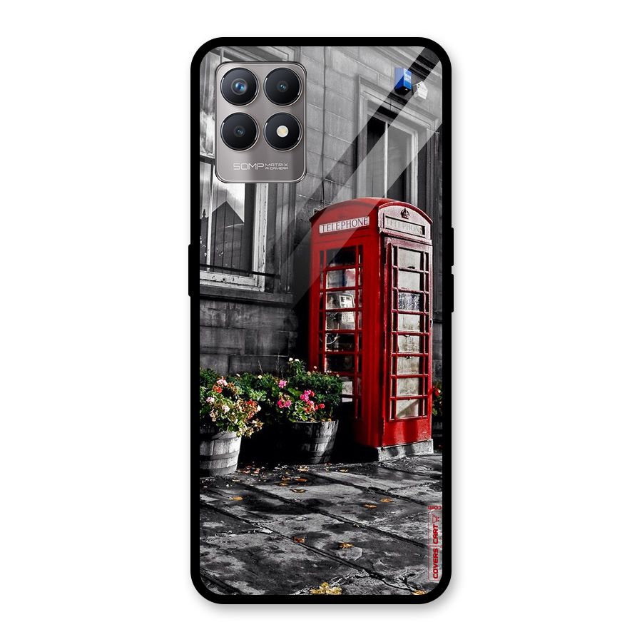 Flower And Booth Glass Back Case for Realme Narzo 50