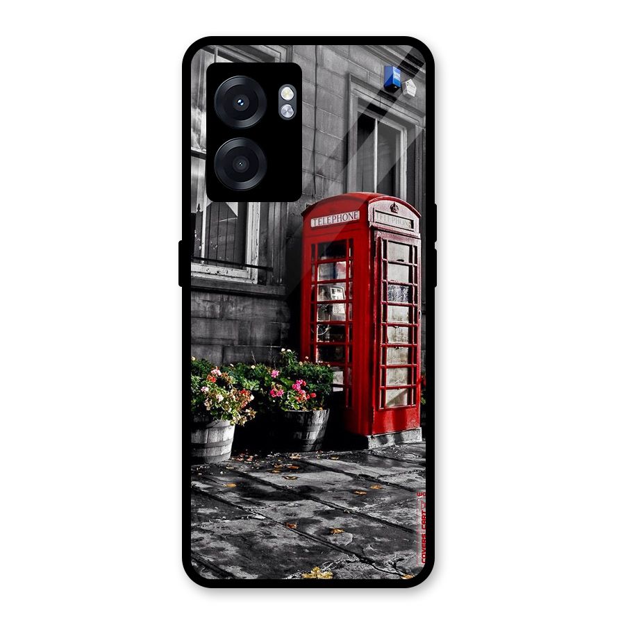 Flower And Booth Glass Back Case for Realme Narzo 50 5G
