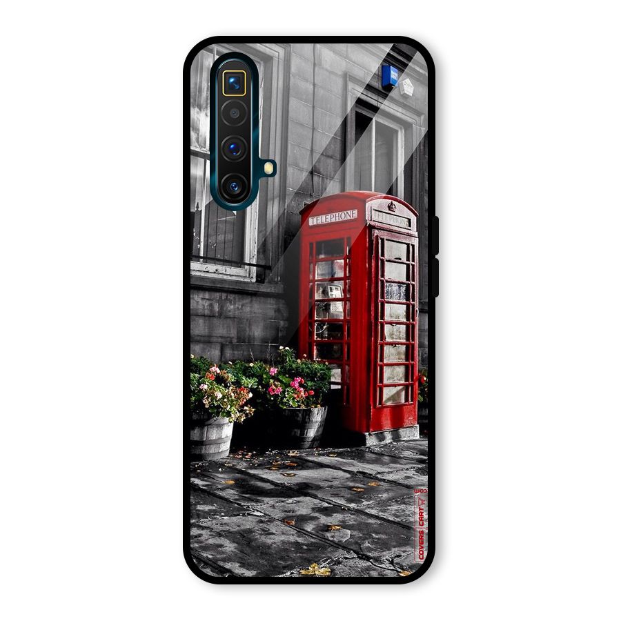 Flower And Booth Glass Back Case for Realme X3
