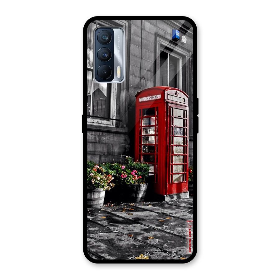 Flower And Booth Glass Back Case for Realme X7