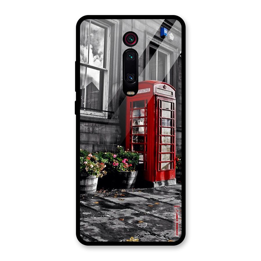 Flower And Booth Glass Back Case for Redmi K20