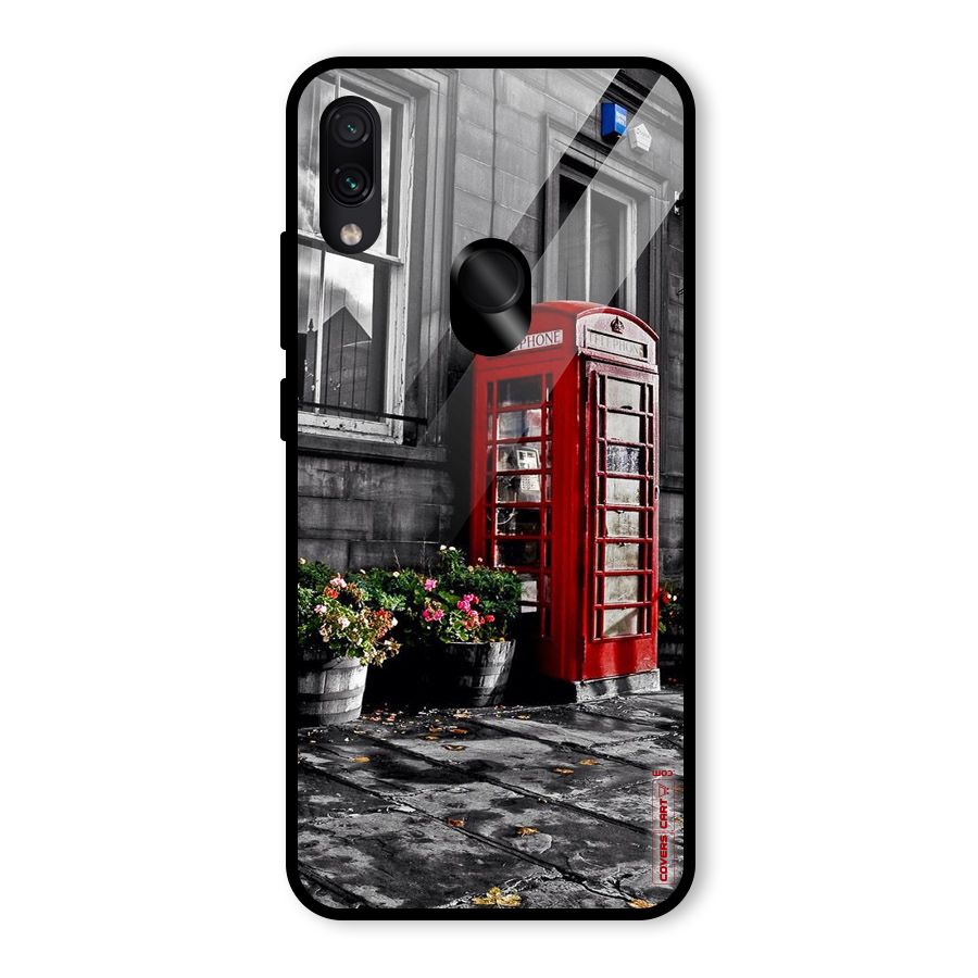 Flower And Booth Glass Back Case for Redmi Note 7 Pro