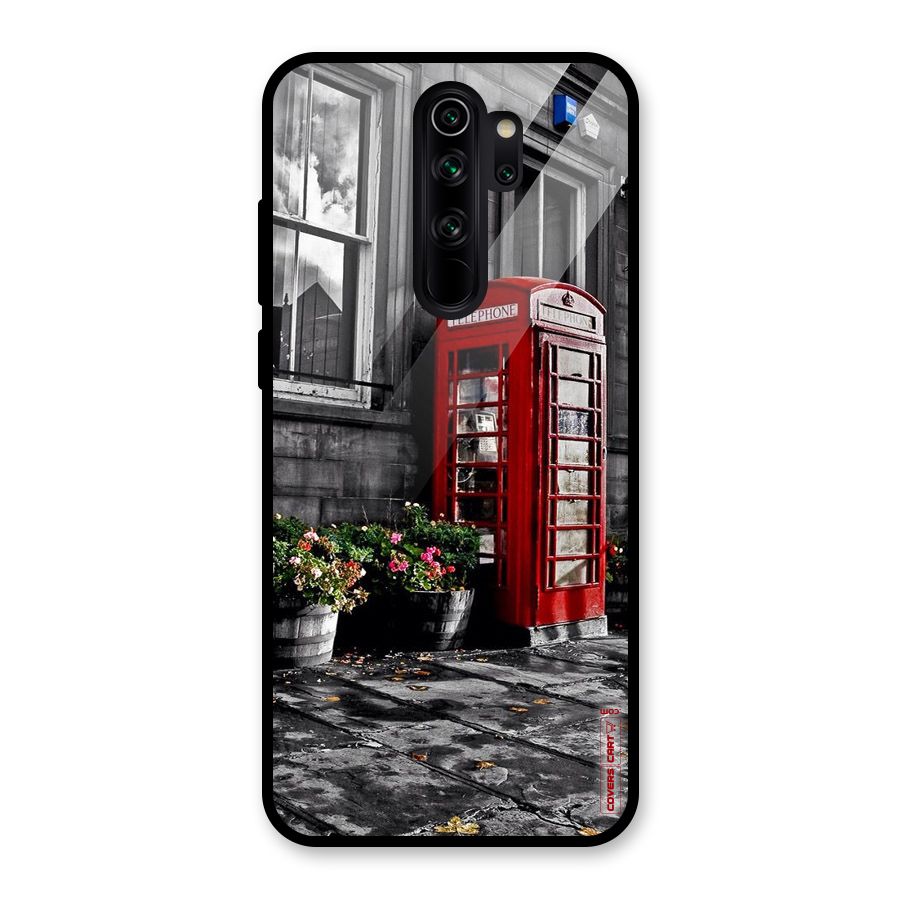 Flower And Booth Glass Back Case for Redmi Note 8 Pro