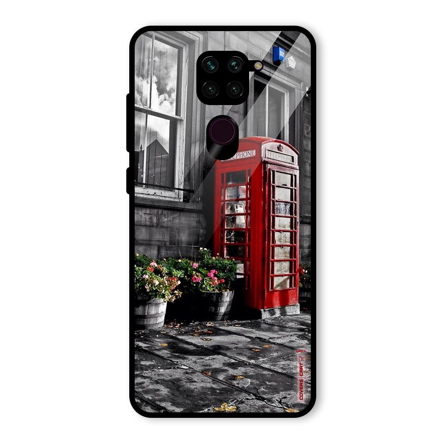 Flower And Booth Glass Back Case for Redmi Note 9