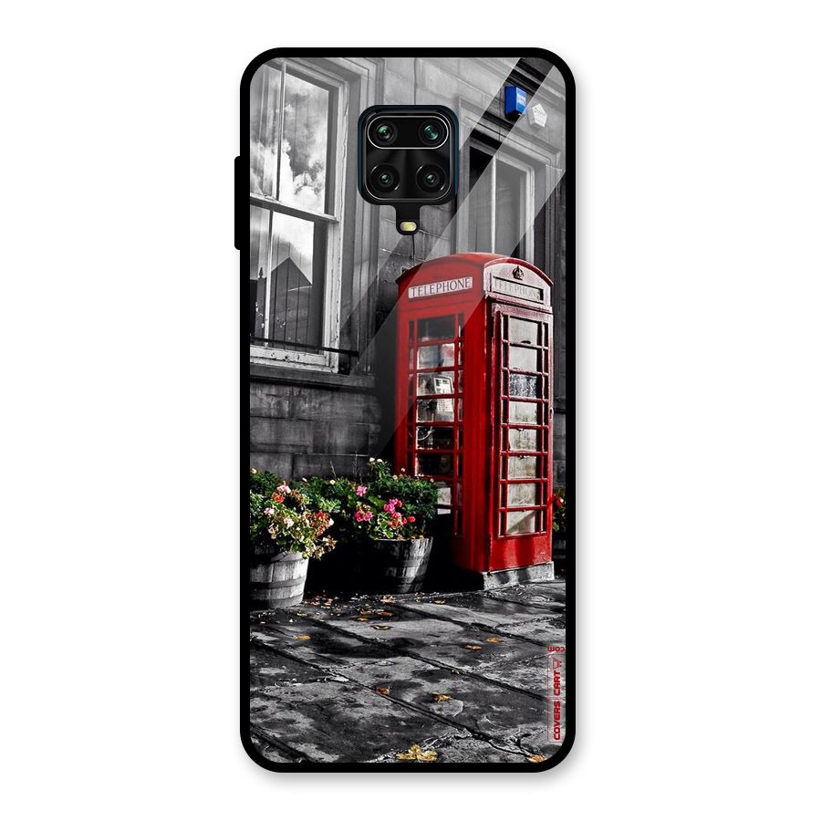 Flower And Booth Glass Back Case for Redmi Note 9 Pro