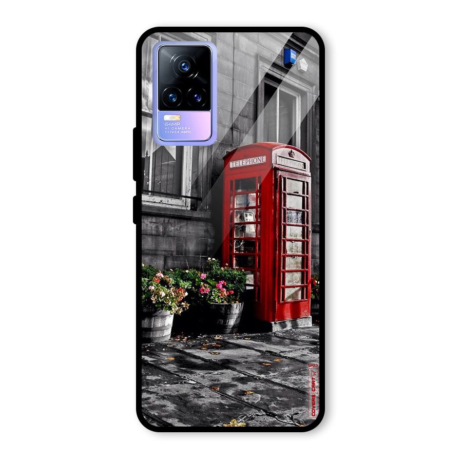 Flower And Booth Glass Back Case for Vivo Y73