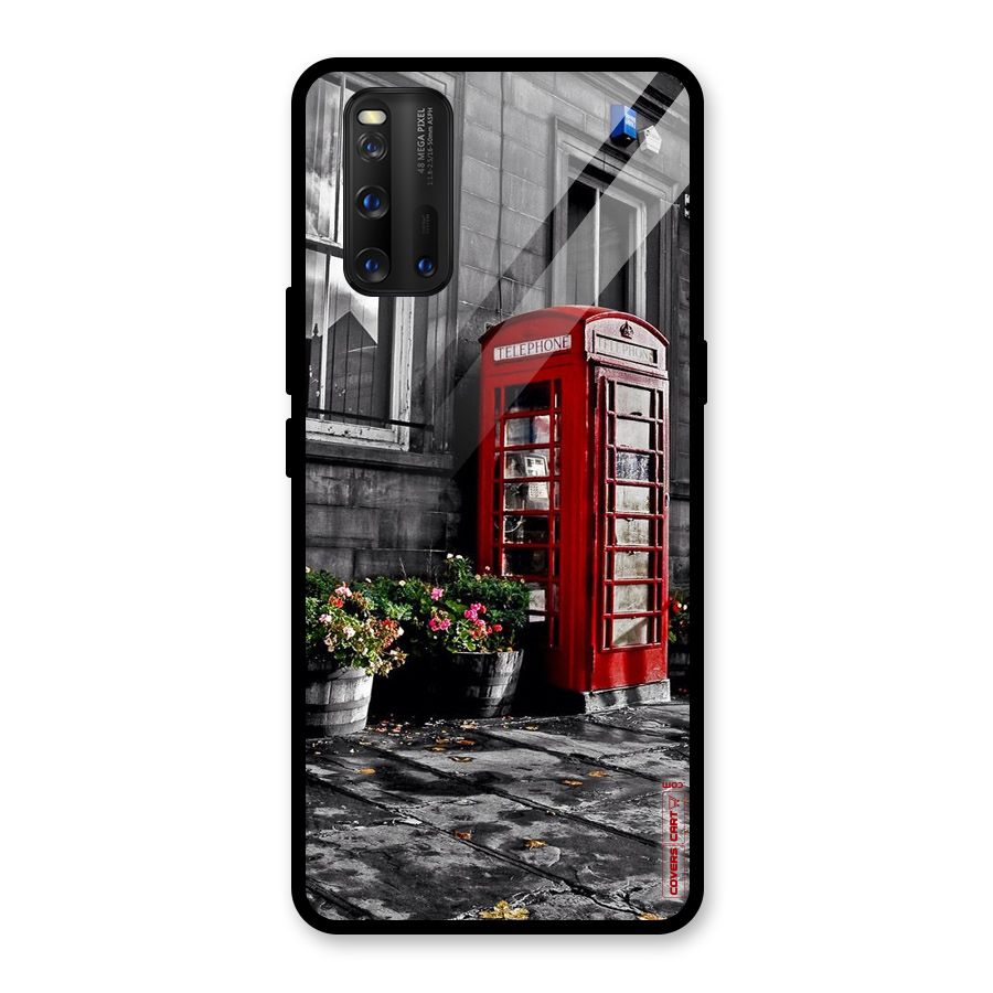 Flower And Booth Glass Back Case for Vivo iQOO 3