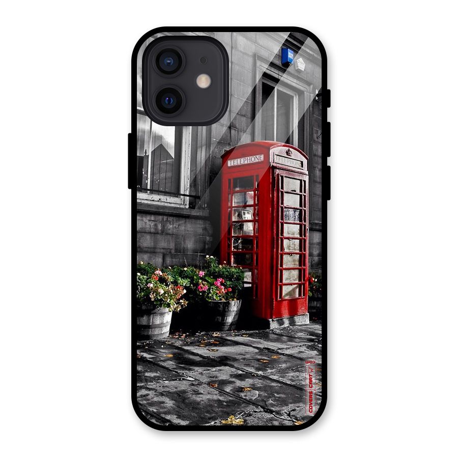 Flower And Booth Glass Back Case for iPhone 12